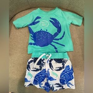 Old Navy 0-3 month baby boy swim suit